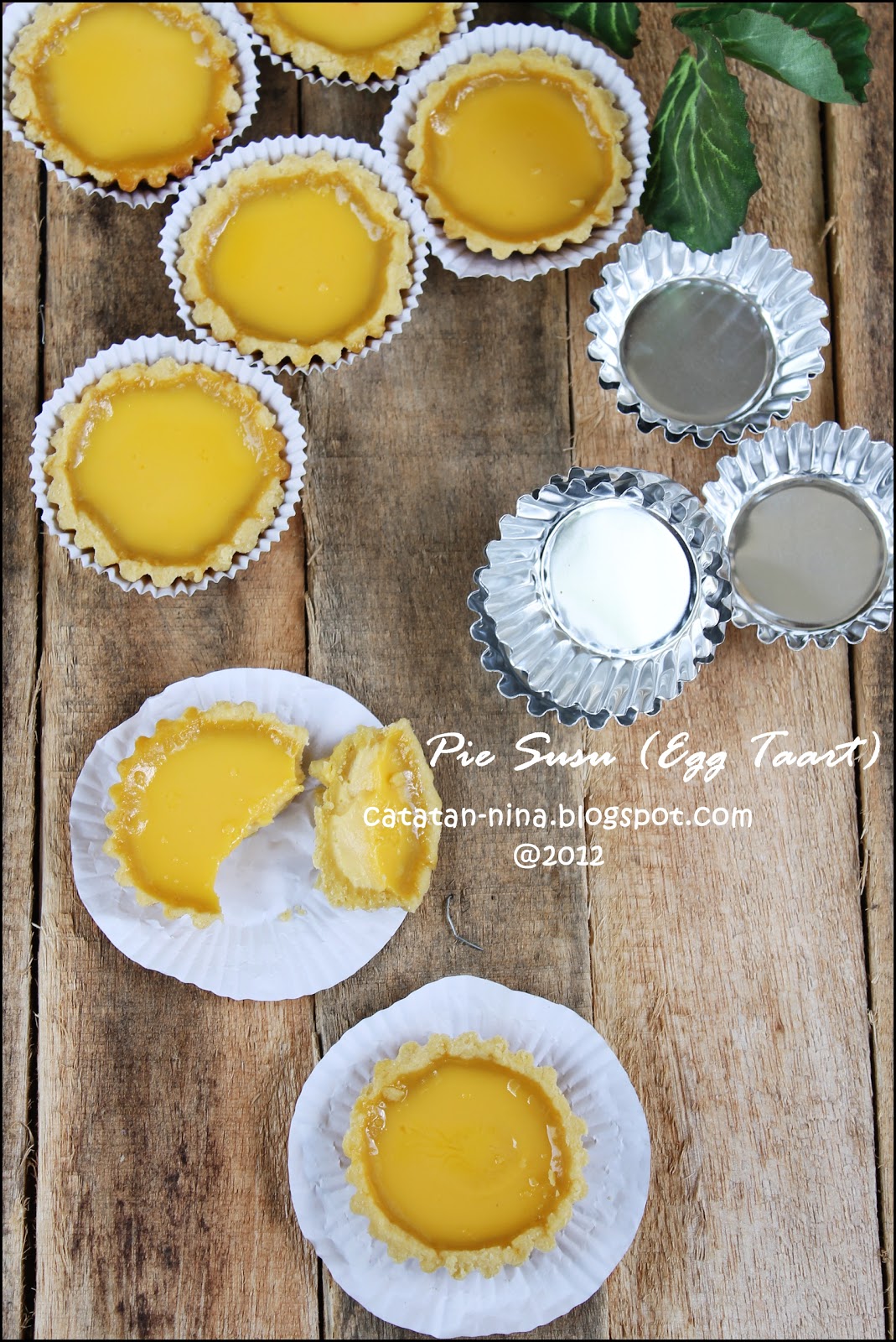 PIE SUSU (EGG TART) CatatanNina