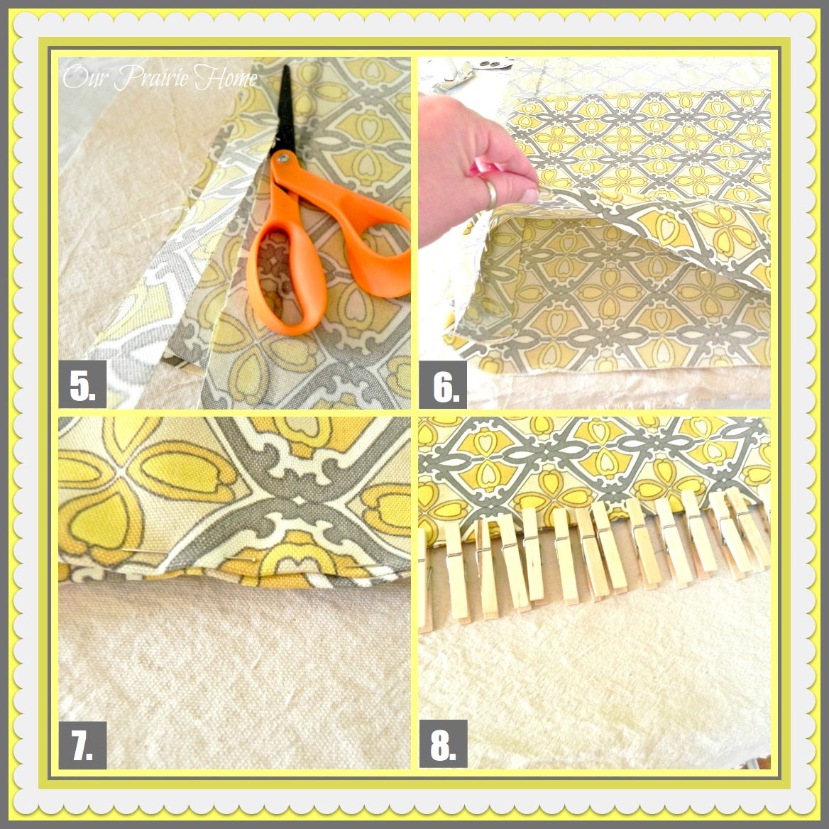 Our Prairie Home 3 Easy No Sew Pillows {Tutorial}