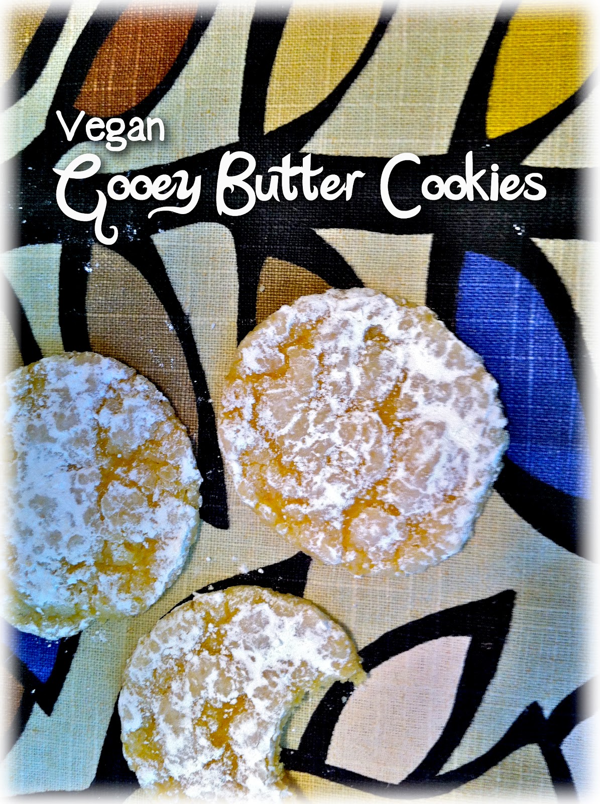 The Dilettante Chef Vegan Gooey Butter Cookies