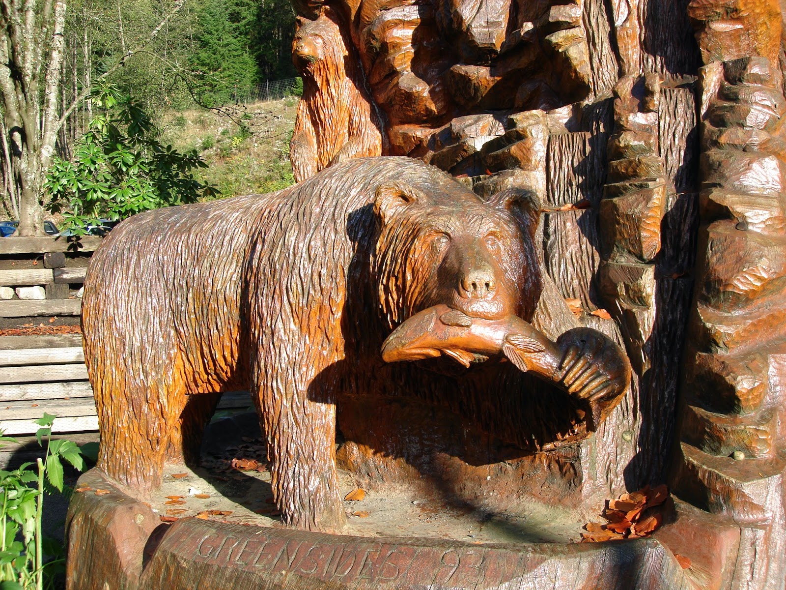 D.G. Hudson 21st Century Journal VANCOUVER Grouse Mountain and Carved Animals