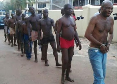  Photos: 10 Pro-Biafran protesters arraigned in court half naked 