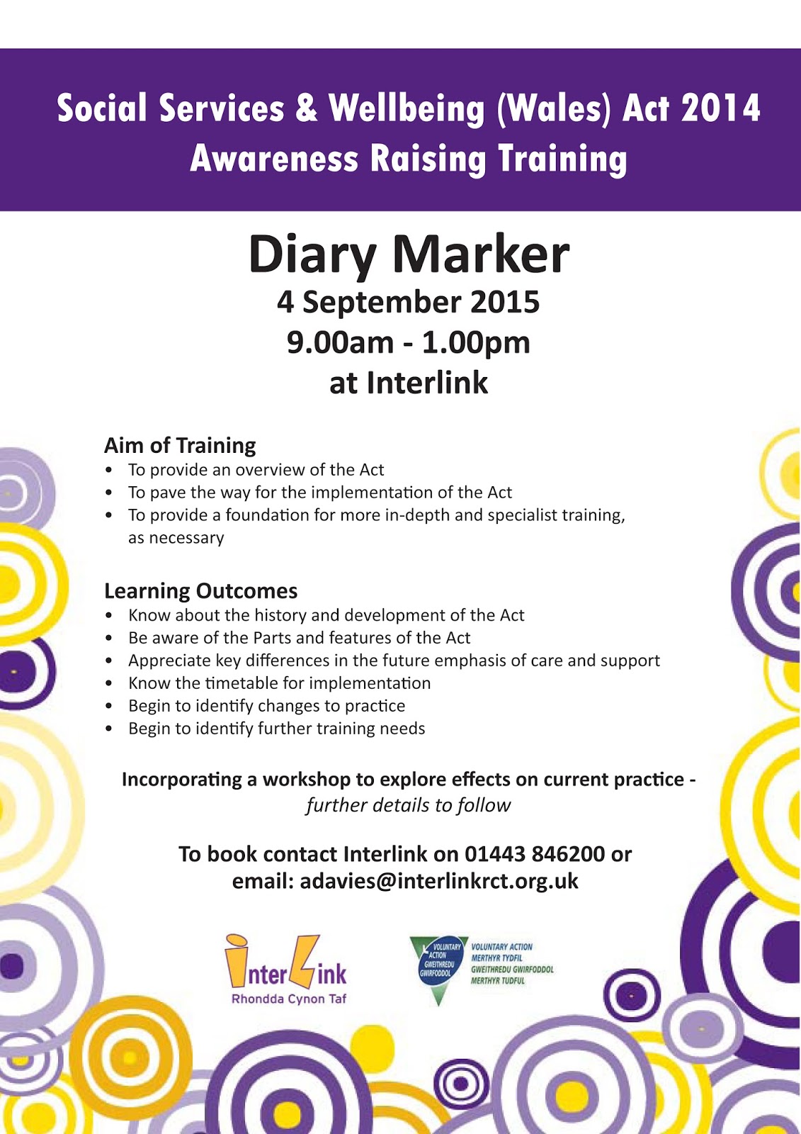 VAMT News Awareness Raising Training Social Services & Wellbeing (Wales) Act 2014