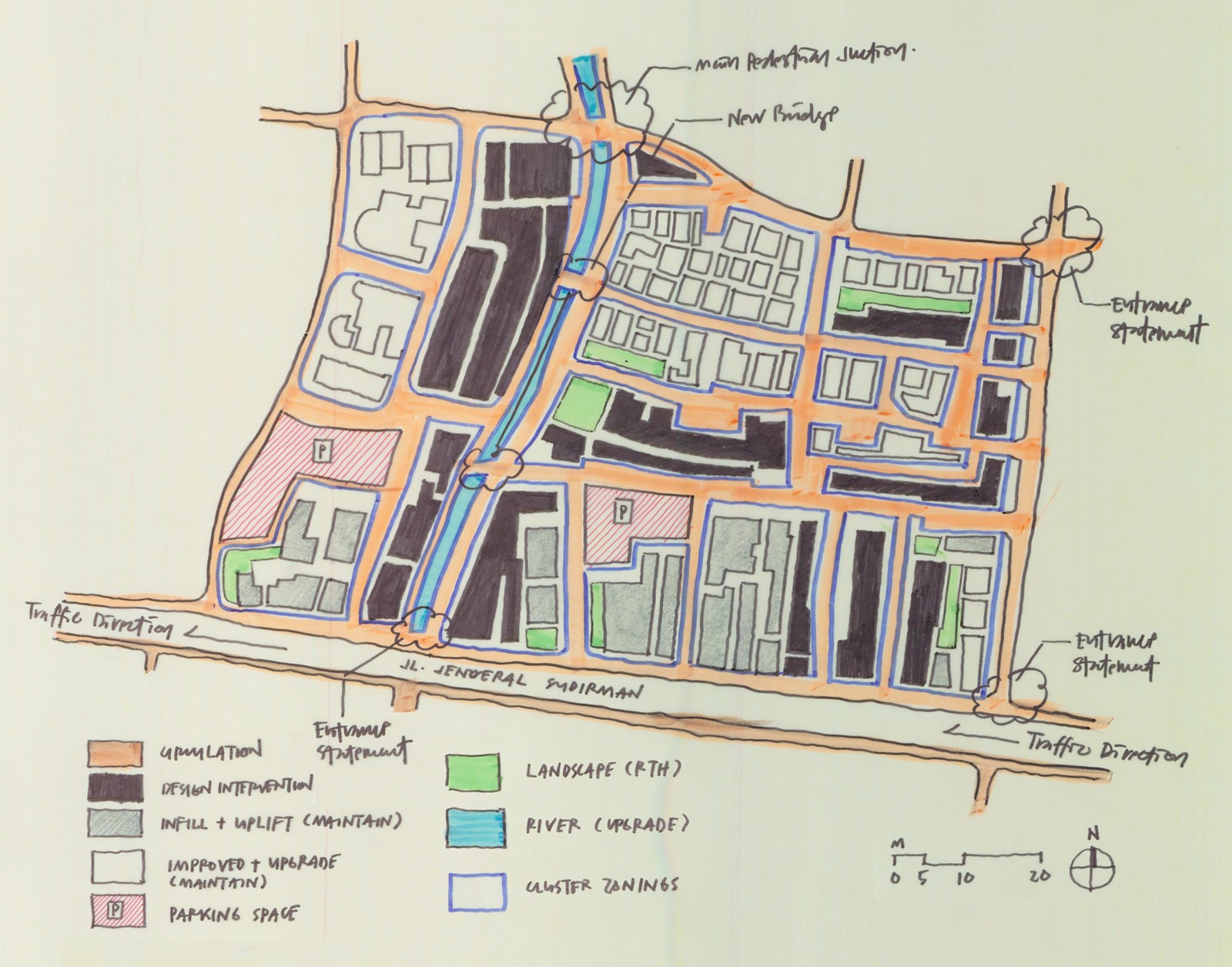Hafiz Amirrol Urban Regeneration Frameworks And Sketch Studies