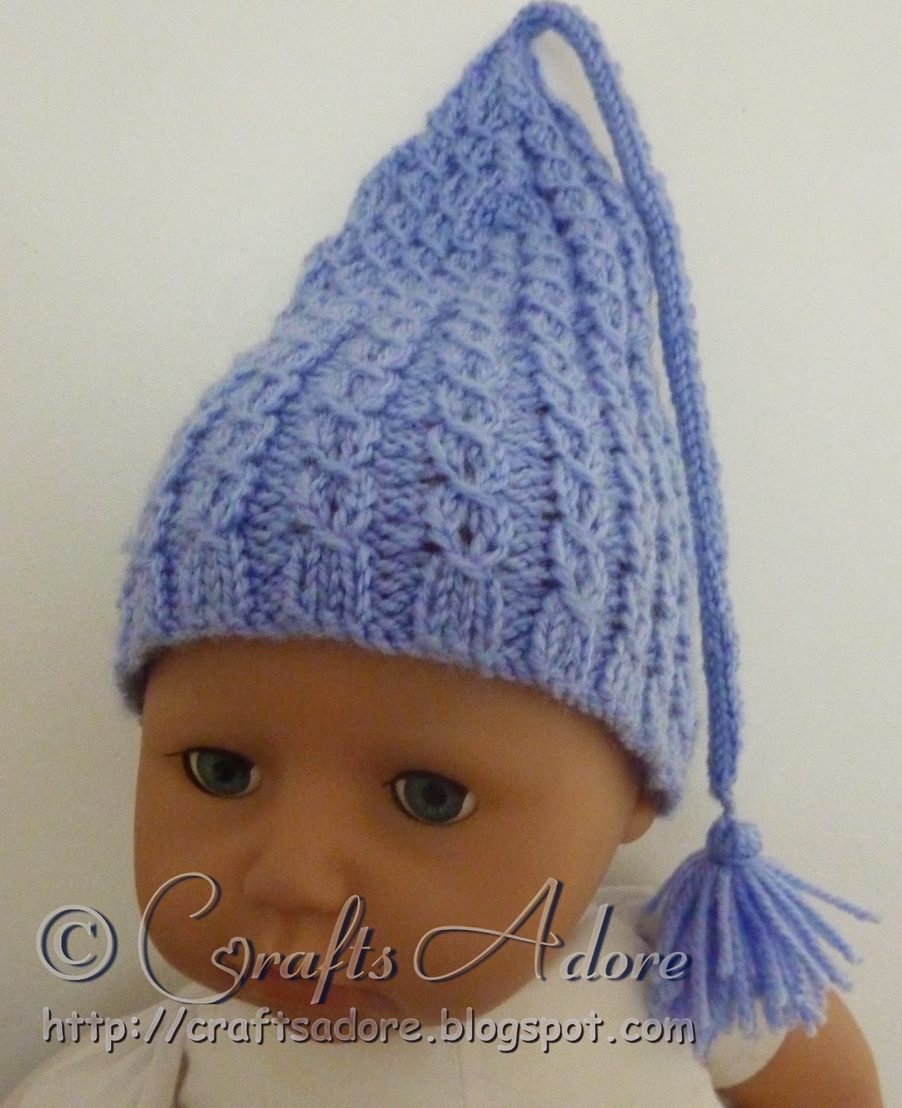 CraftsAdore: Knitted Baby Hat - Incredible Expanding Gnome Cap