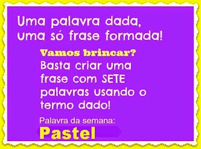 Blogagem Coletiva: Vamos brincar com a Chica Pastel Blogagem Coletiva: Vamos Brincar com a Chica, Pastel