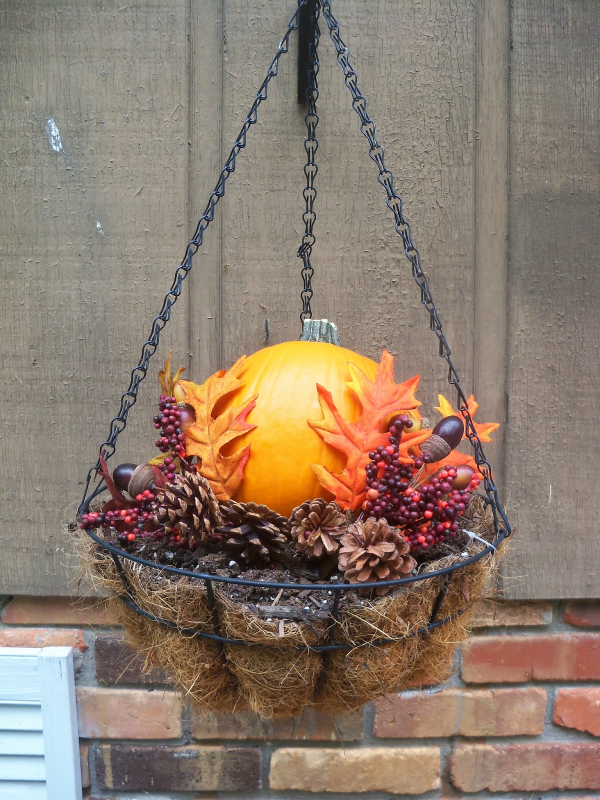 This IS My Day Job Autumn Hanging Basket