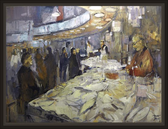 BOQUERIA-MERCADO-MERCAT-BARCELONA-PESCADERIAS-PEIXETERIES-PINTURAS-ERNEST DESCALS- BOQUERIA-MERCADO-MERCAT-BARCELONA-PESCADERIAS-PEIXETERIES-PINTURAS-ERNEST DESCALS-