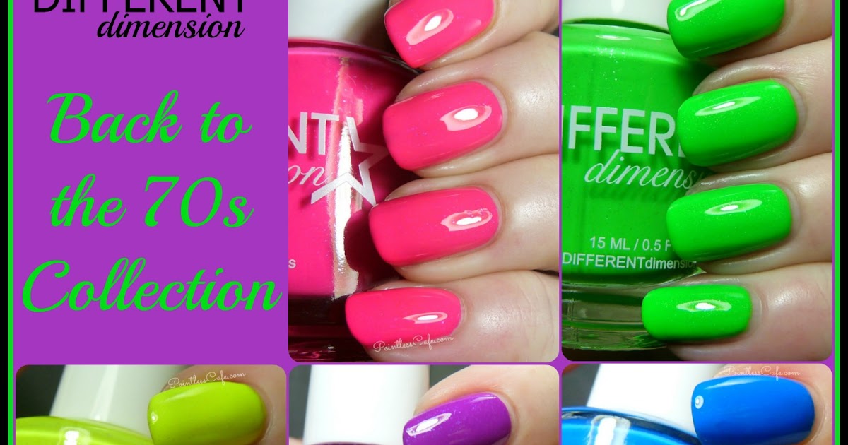 Different Dimension Back to the 70s Collection Swatches and Review