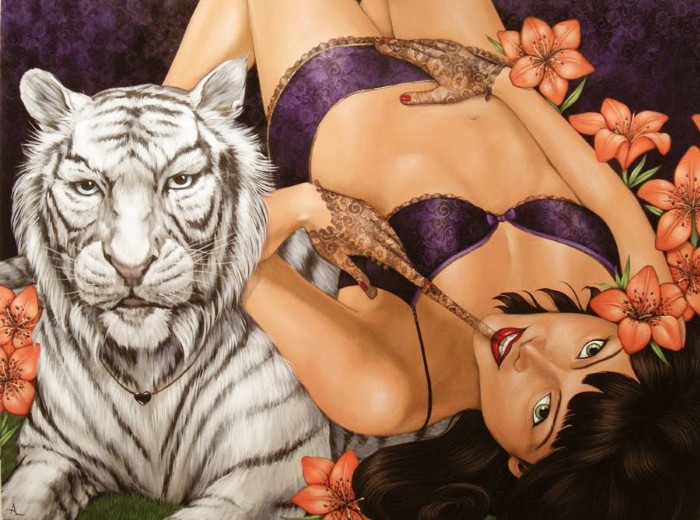 Современная американская художница. Amandalynn Amandalynn