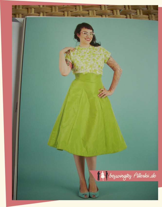 Kleid Nähen, Kollektion, 1952, Vogue, Rockabella