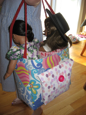 Grace's American Girl Doll Bag ~ A Tote for Two!