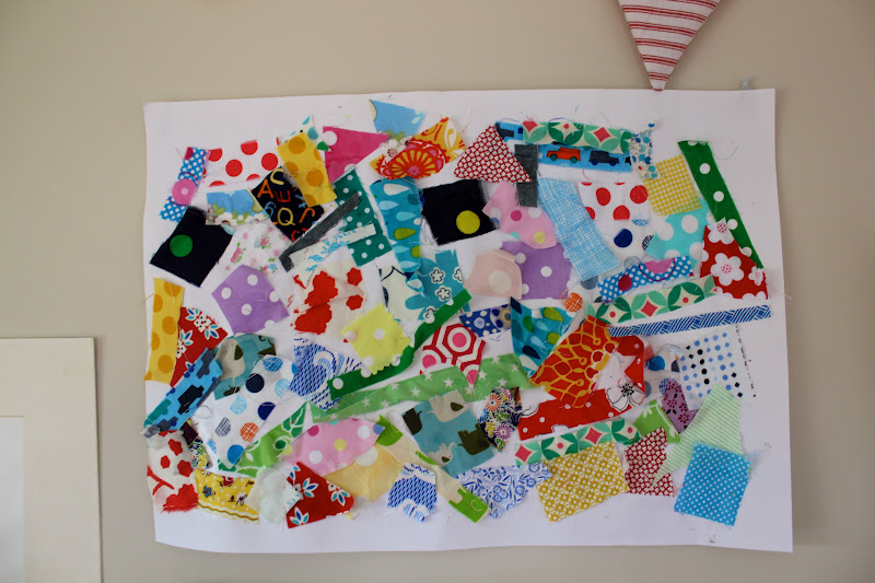thom haus handmade Children's 'Paper Quilt' Art Project