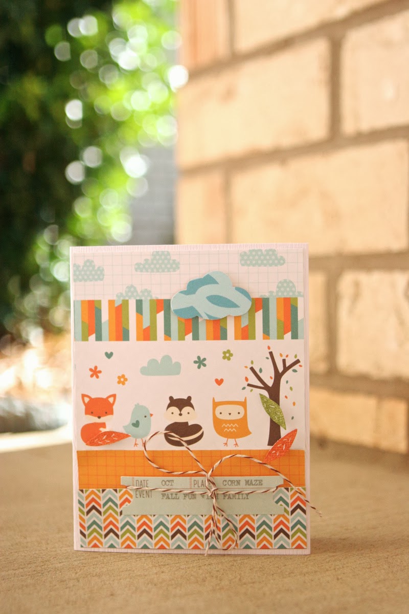 . Guest Designs for October Cocoa Daisy's Kits Sweater Weather