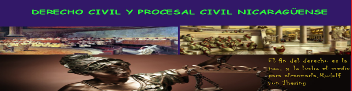 Derecho Civil y Procesal Civil Nicaragüense