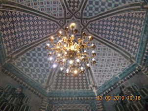 Inside Kusam-Ibn-Abbas Mausoleum in Shah-I-Zinda Necropolis.