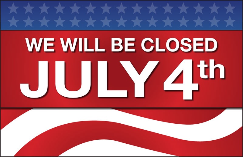 Crafts Direct Blog Store Closed July 4th.