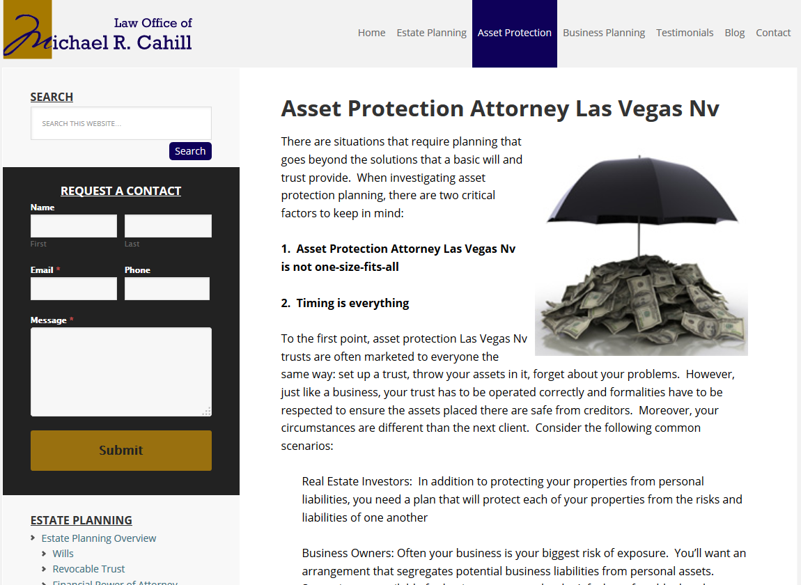 Asset Protection