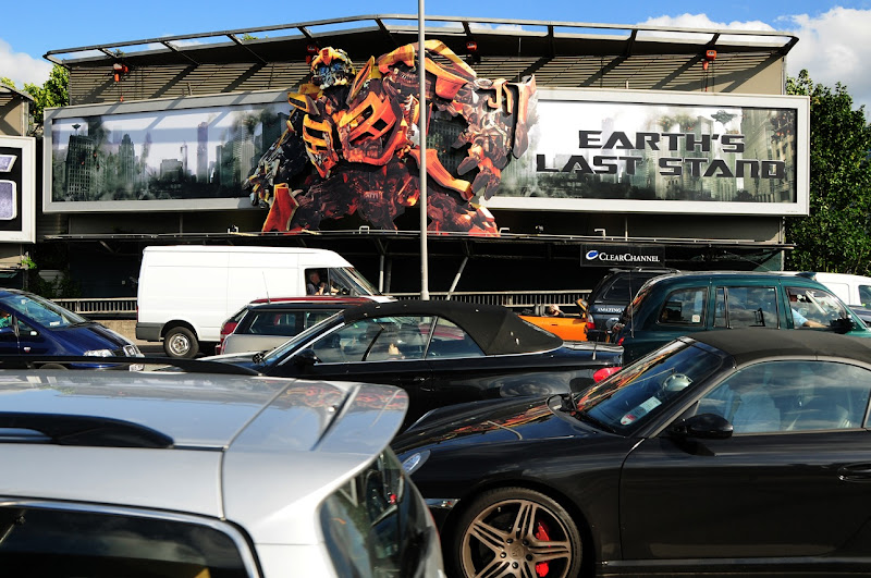 Transformers 3 Bumblebee billboard Cromwell Rd London