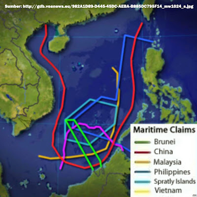 Peta Konflik Laut Cina Selatan Peta Konflik Laut Cina Selatan