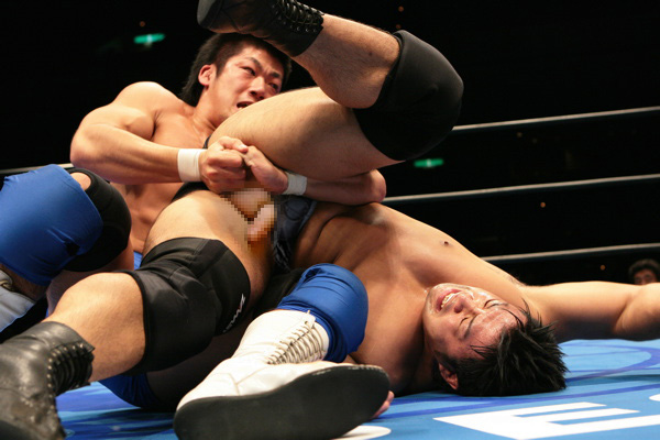 Japanese bukkake wrestling