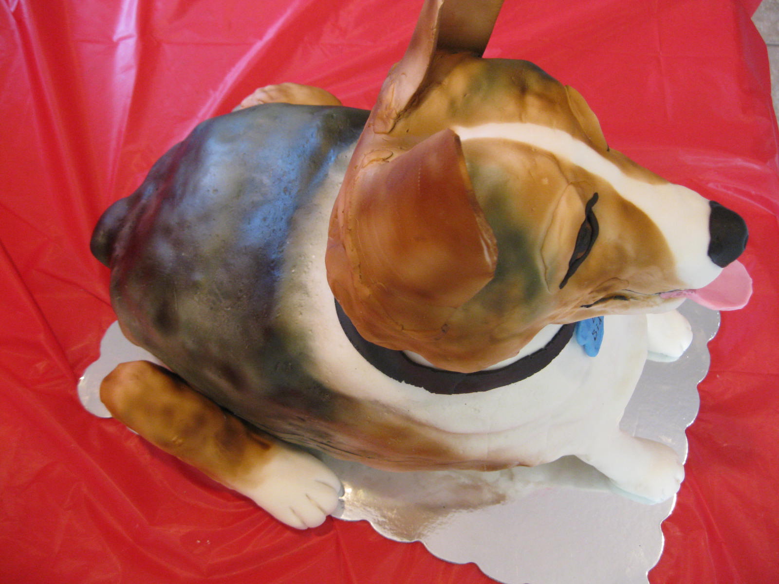 Cake It From Me: Corgi dog sculpted cake
