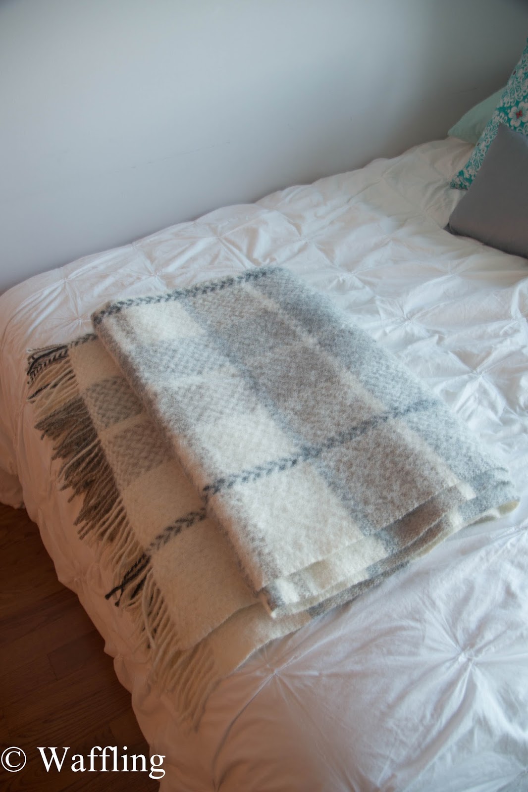 Waffling Icelandic Wool Blanket