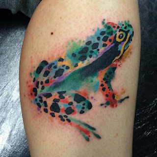 Watercolor Frog Tattoo Watercolor Frog Tattoo