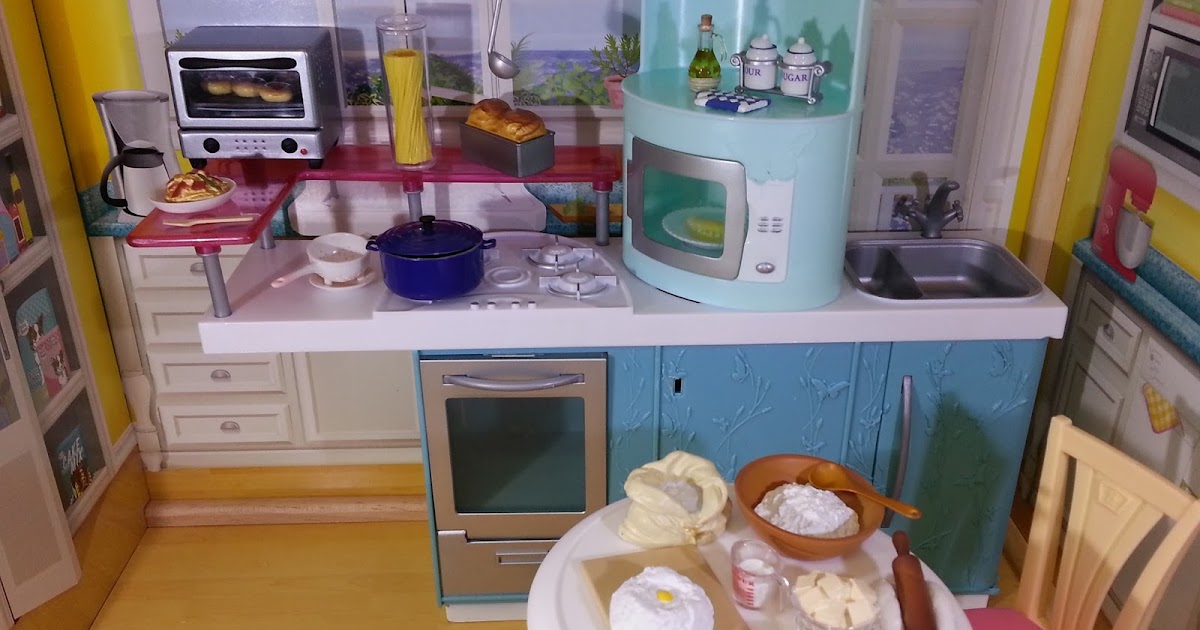 Microwave Oven Re-Ment Miniatures Dollhouse Kitchen Appliances 