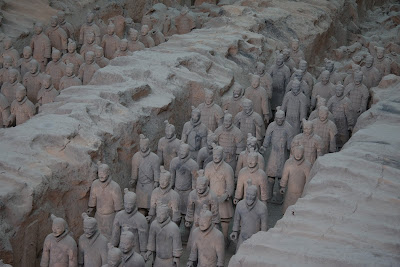 terracotta warriors army
