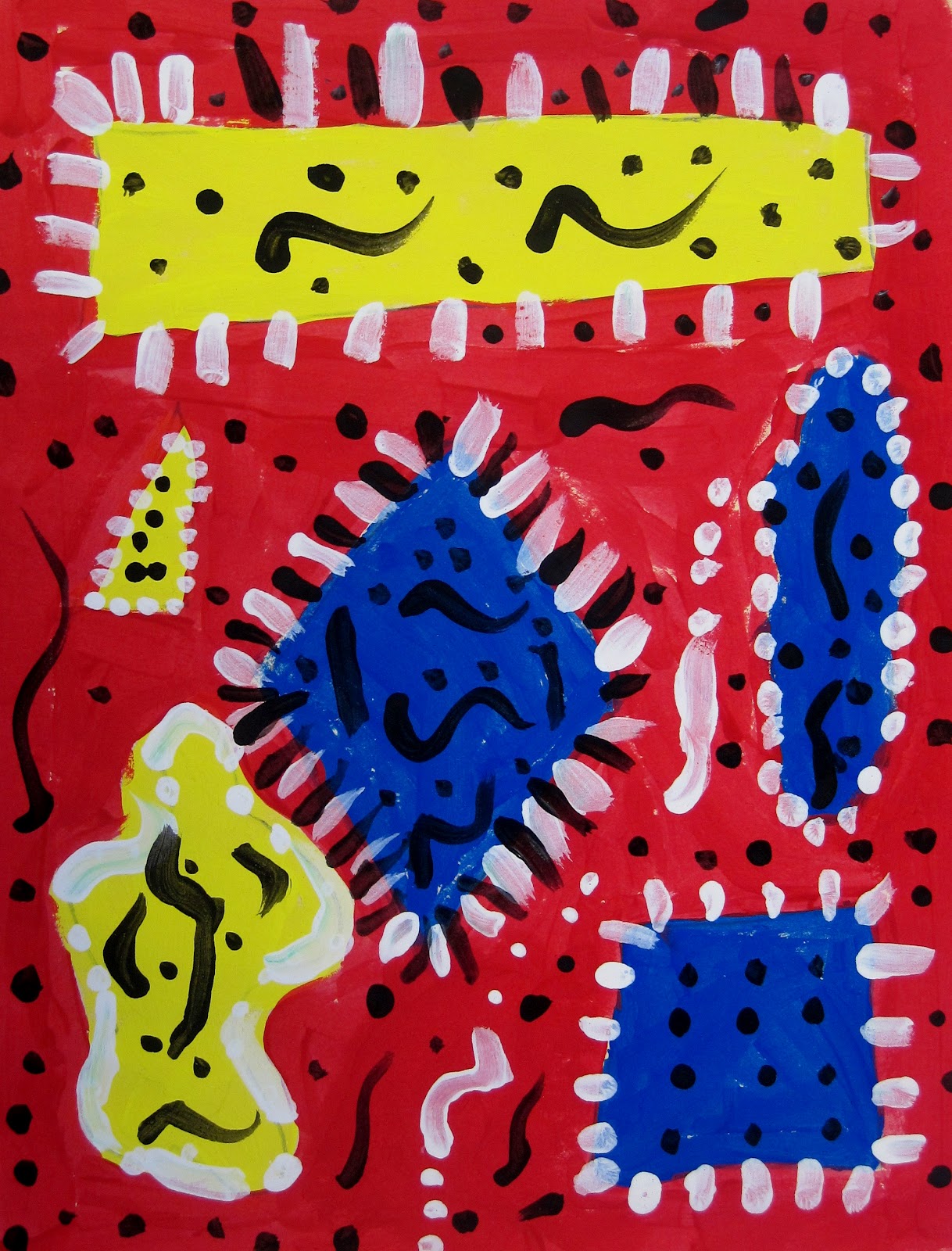 Barstow Art Paintings using Primary Colors