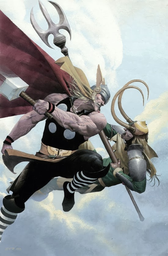 The Electric Gorilla Thor & Loki Blood Brothers by Esad Ribic