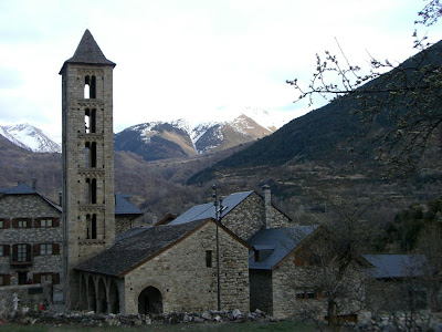Santa Maria d'Erill la Vall romanesque church in Vall de Boí Santa Maria d'Erill la Vall romanesque church in Vall de Boí