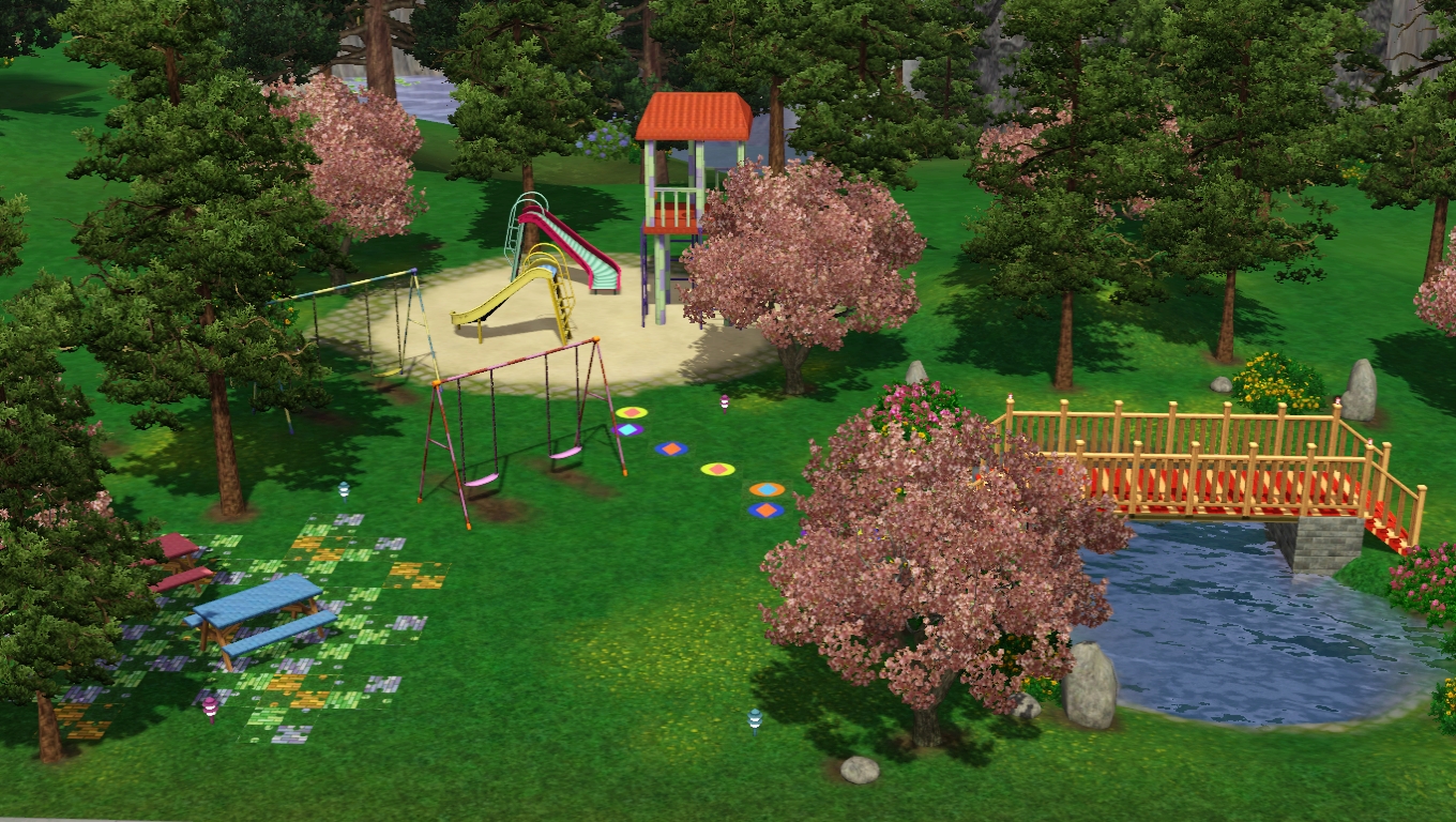 Sims 3 Community Lots Compendium Sims 3 Small Parks