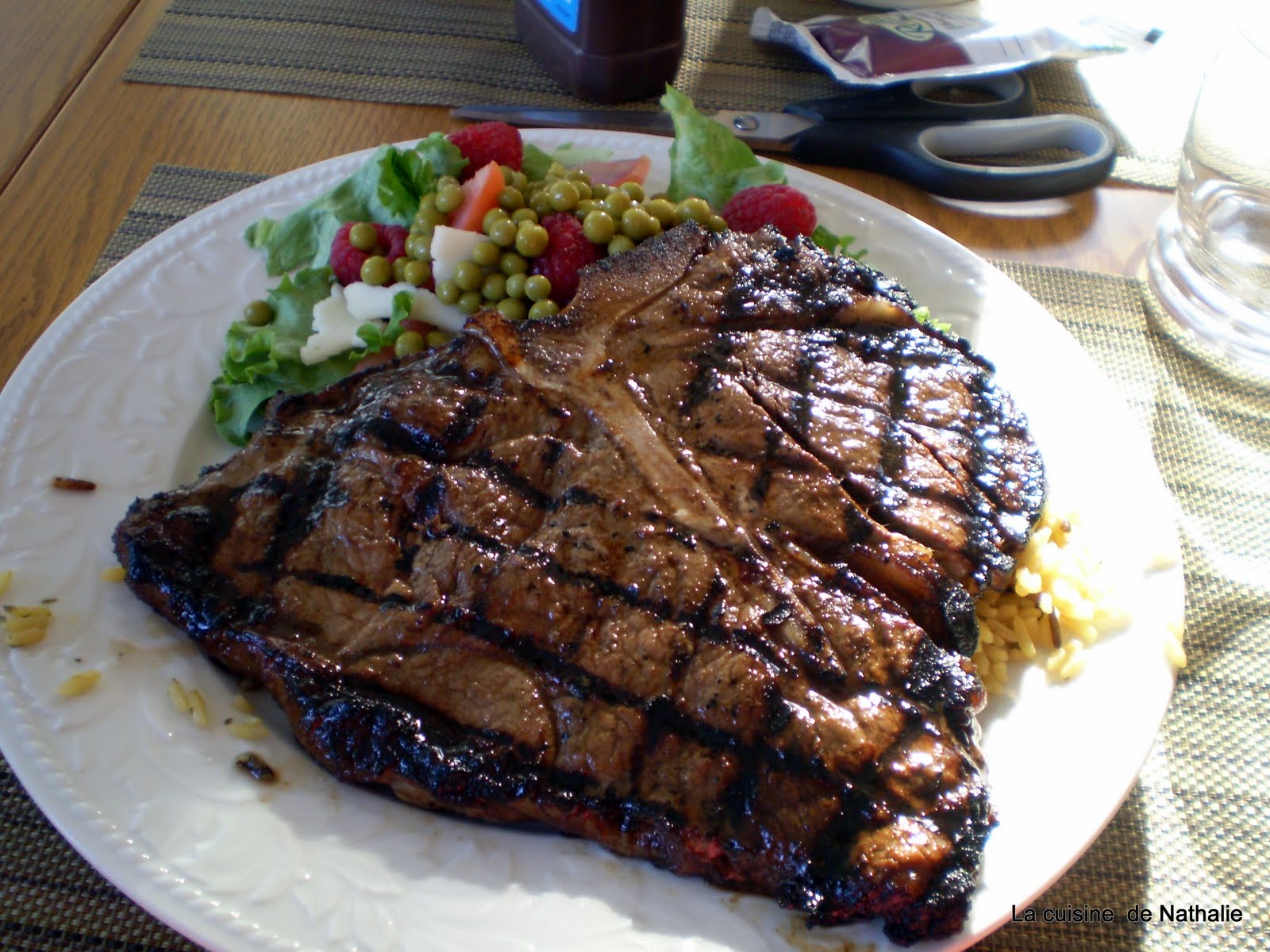 Marinade pour steak sur BBQ