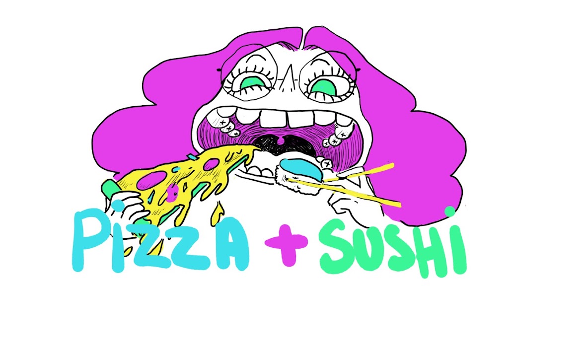 pizza+sushi
