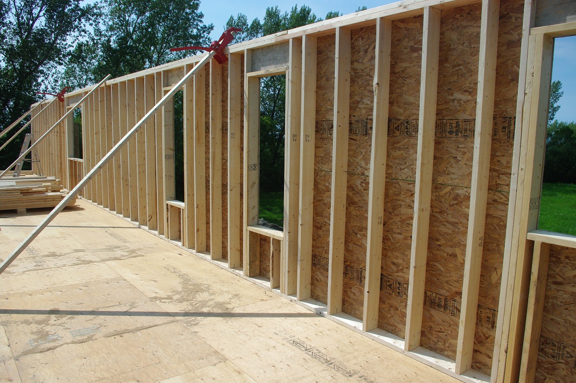 Framing An Exterior Wall. Exterior Wall Sheathing With Rigid Foam ... Framing An Exterior Wall. Exterior Wall Sheathing With Rigid Foam ...