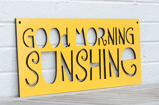 Free art print of good morning sign. good morning written on black mais que as mães: Agosto 2013