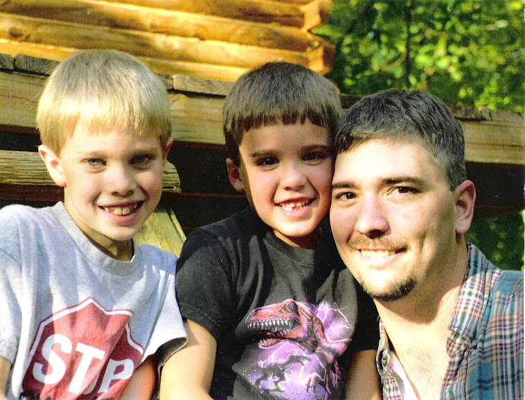 husband and boys when younger