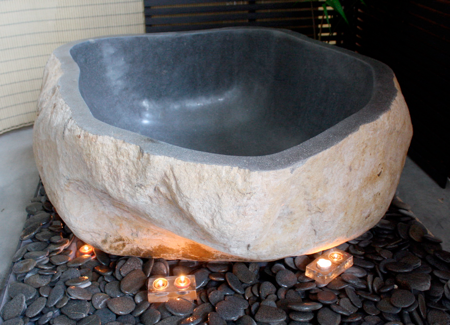 Pacific Baths Rock Bath Stone Hot Tubs