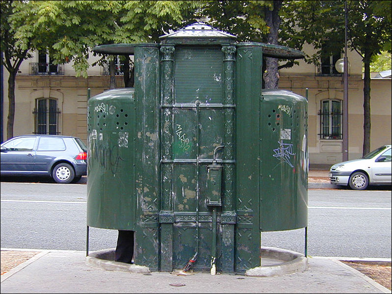 Tally Ho! The Last Old Time Public Urinal Or Pissoir Left In Paris