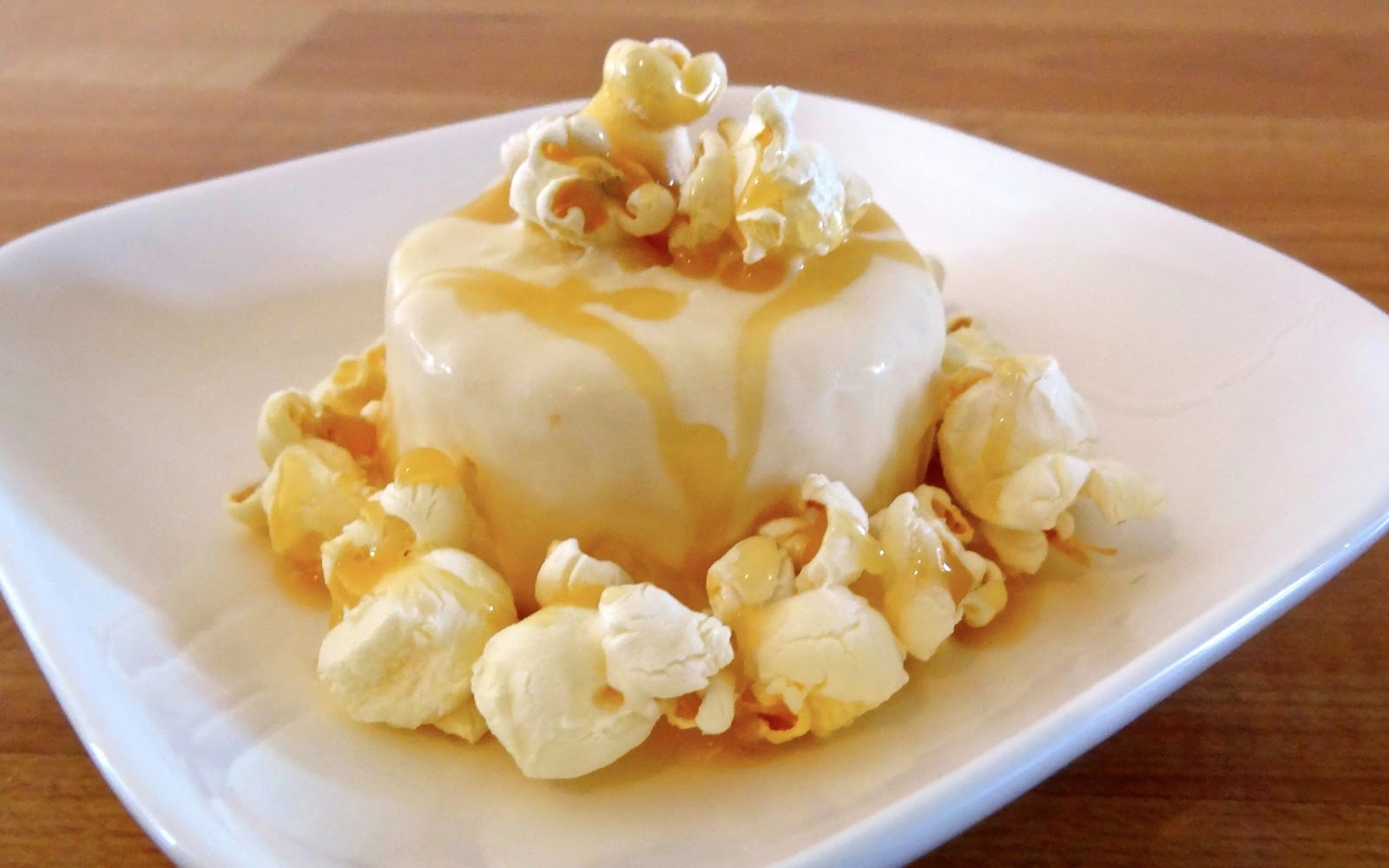 Cravings and Ramblings Popcorn Ice Cream with Salted Butter Caramel Sauce