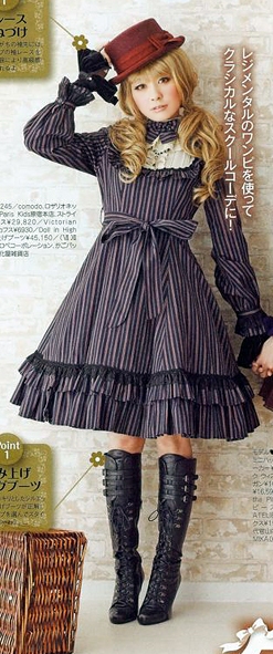 Saia Lolita japonesa para mulheres, lindo vestido Lolita, roupa