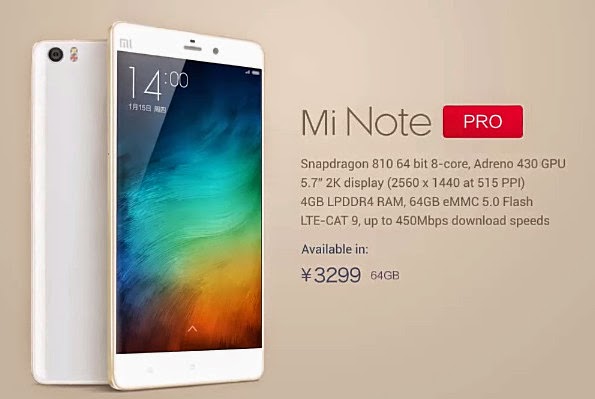 Xiaomi Mi Note Pro, Xiaomi Mi Note Pro Philippines