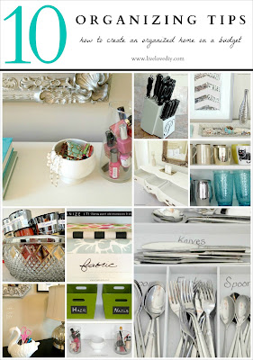 10 Organizing Tips: How to create an organized home on a budget! Really creative ideas! 10 Organizing Tips: How to create an organized home on a budget! Really creative ideas!