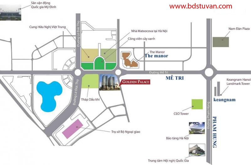 Căn Hộ Vip Golden Palace Giá Sốc 20.5 TrM Đối Diện KeangNam..