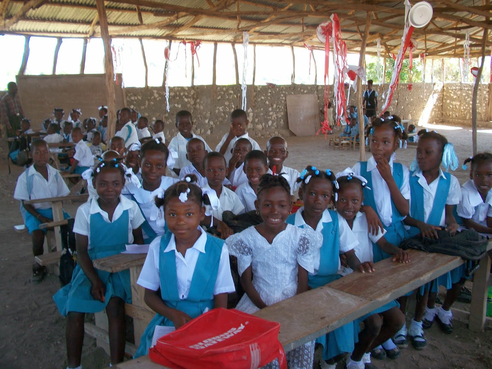 School children at Petit Riviere