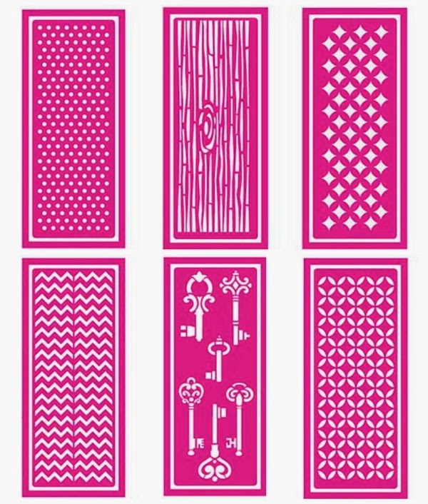 Mod Podge Rocks Stencils #chevron #ModPodge #Stencil