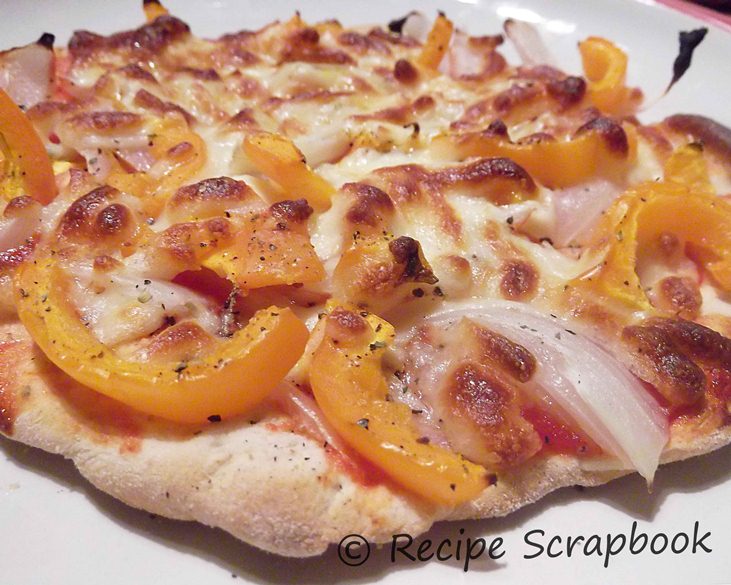 Recipe Scrapbook Thin Crust Pizza (with Baking Powder)
