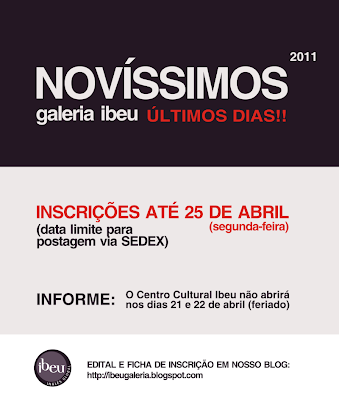 banner ultimasemana 800 NOVÍSSIMOS 2011: Últimos dias de inscrição!