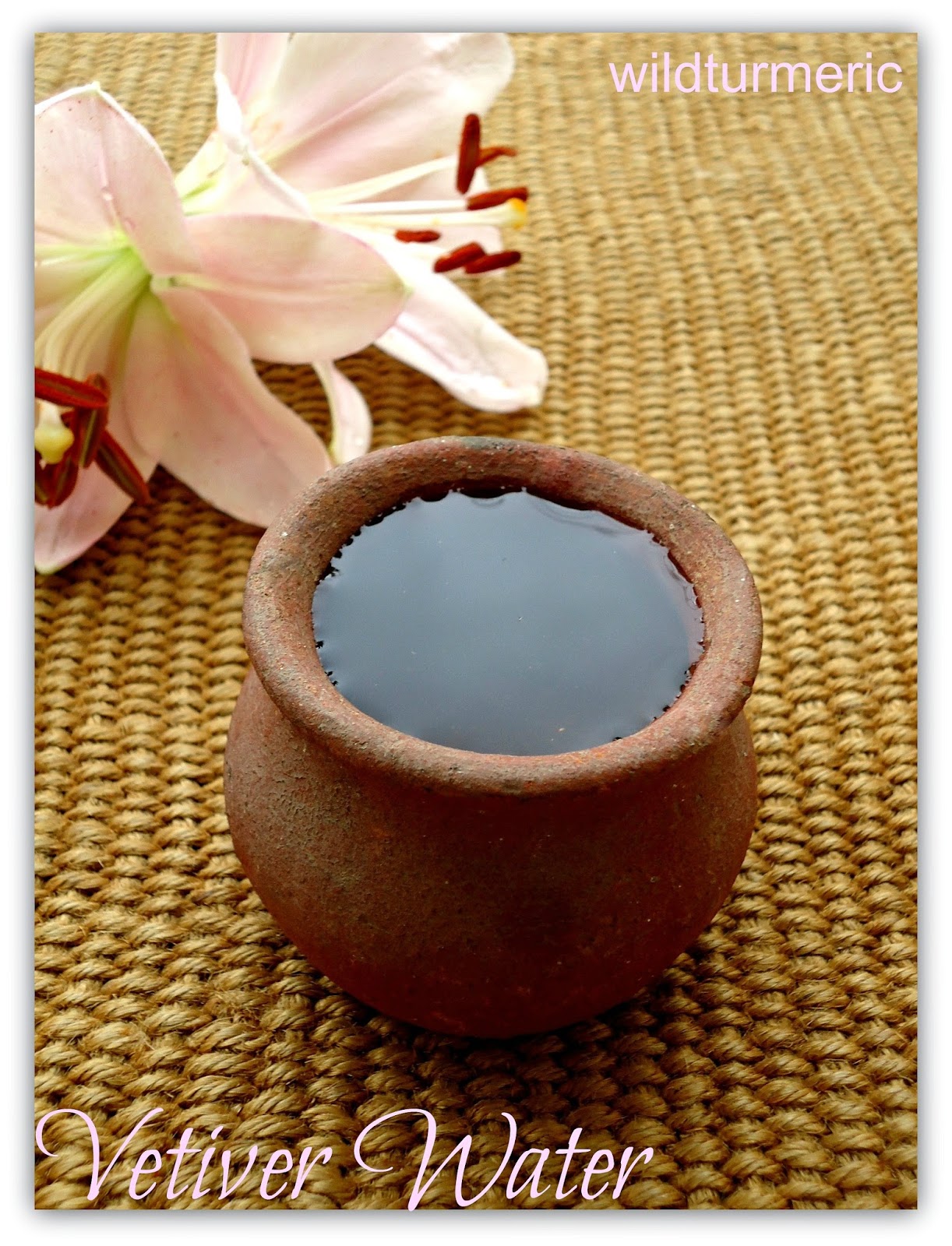 How to Make Vetiver Water (Khus Water) from Vetiver Roots! wildturmeric